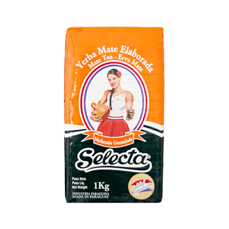 Ceai Selecta Elaborada Con Palo Tradicional, Yerba Mate, Plante, 1kg